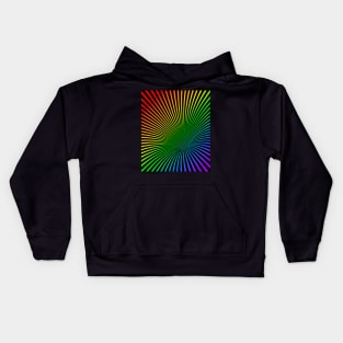 Rainbow Vortex Kids Hoodie